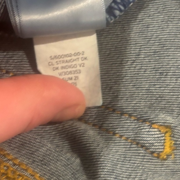 NWT Gap Classic Mid Rise Straight Size 25/0R. Dark Wash Style #600102-002 - Picture 7 of 7